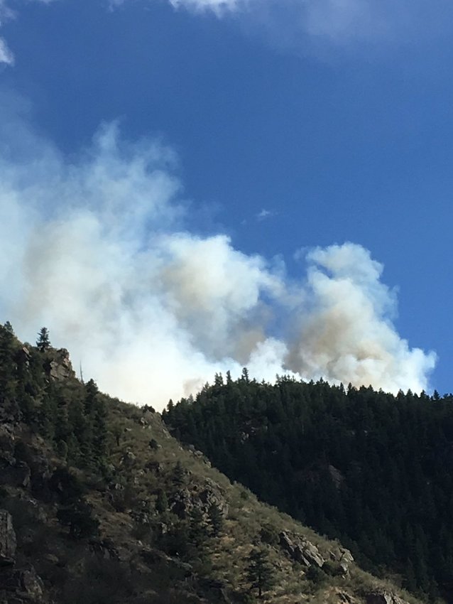 As of 3:20 p.m. Sept. 20, the Bald Mountain Fire near Golden had burned about an acre of land.